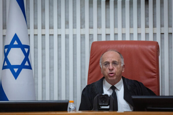 יו"ר ועדת הבחירות והמשנה לנשיא העליון נעם סולברג (צילום: יונתן זינדל/פלאש90)