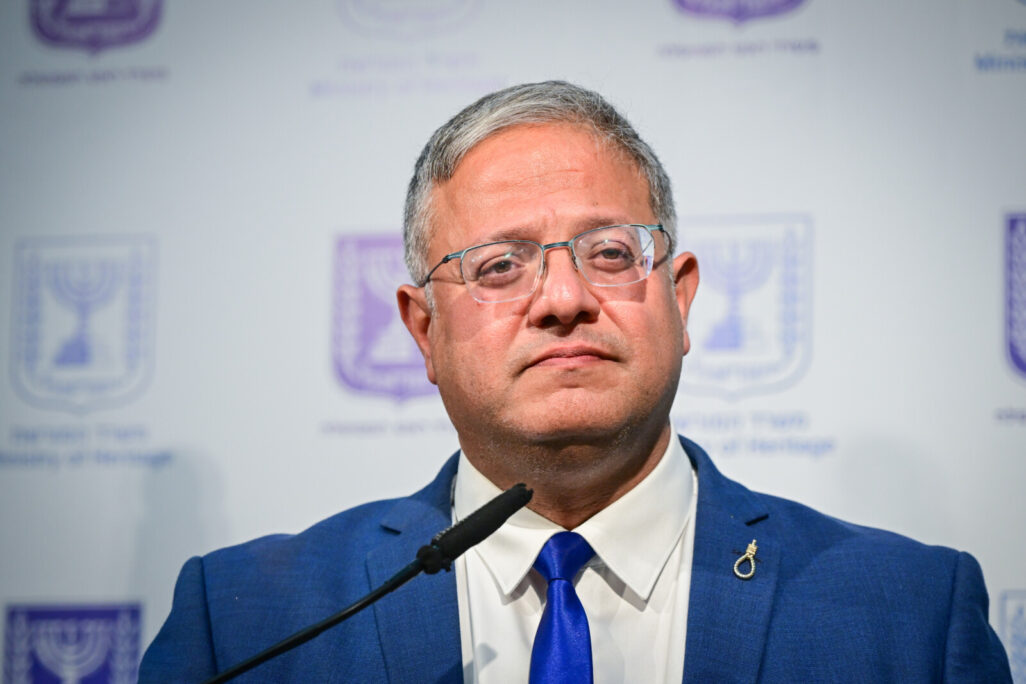 יו"ר עוצמה יהודית איתמר בן גביר (צילום: אבשלום ששוני/ פלאש 90)