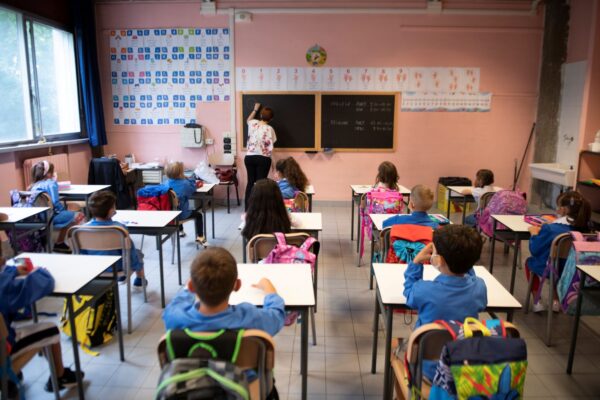 כיתה בבית ספר יסודי באיטליה (צילום: Stefano Guidi/Getty Images)