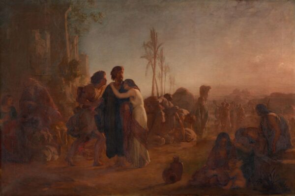 'שחרור העבדים', על פי ויקרא ט"ו יב' (ציור: הנרי לג'ן)