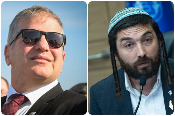 יו"ר ועדת החינוך צבי סוכות (מימין) ושר החינוך יואב קיש. "מהלך שמטרתו ייבוש תוכנית מצליחה עד שתחדל מלהתקיים" (צילום: פלאש90)