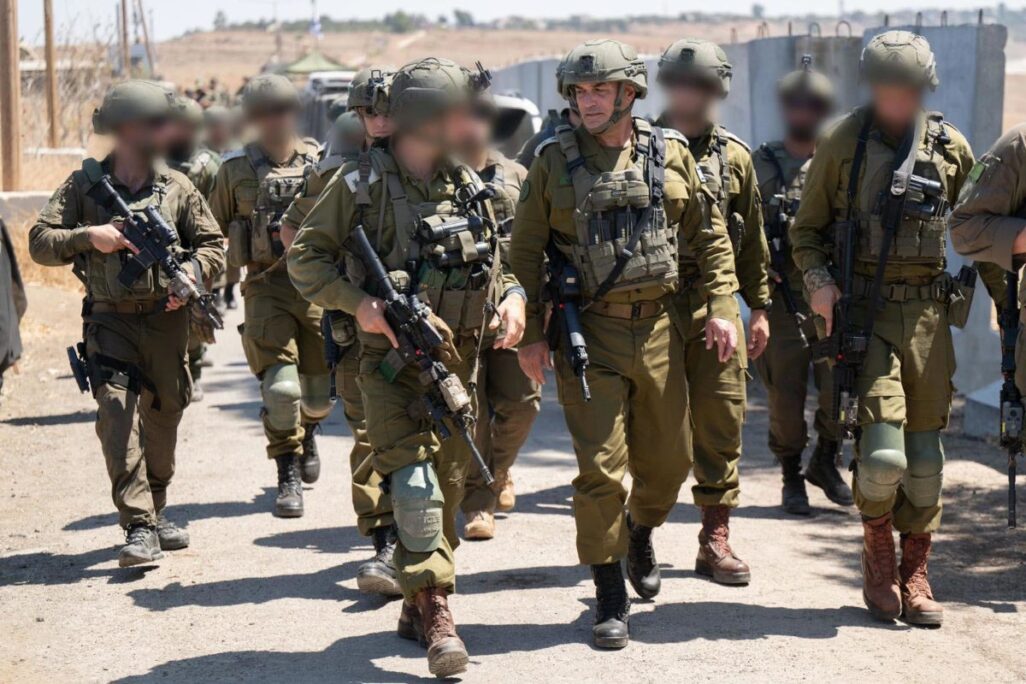 הרמטכ"ל אייל זמיר בסיור בדרום סוריה (צילום: דובר צה"ל)