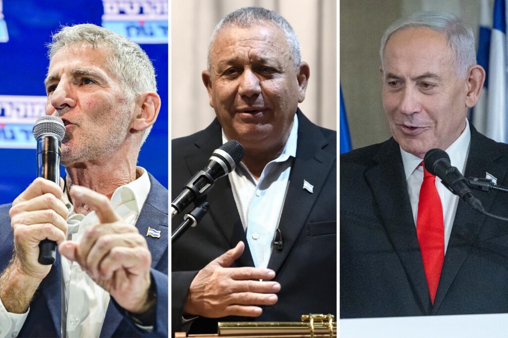 נתניהו, אייזנקוט וגולן (צילומים: פלאש90) נתניהו, אייזנקוט וגולן (צילומים: פלאש90)