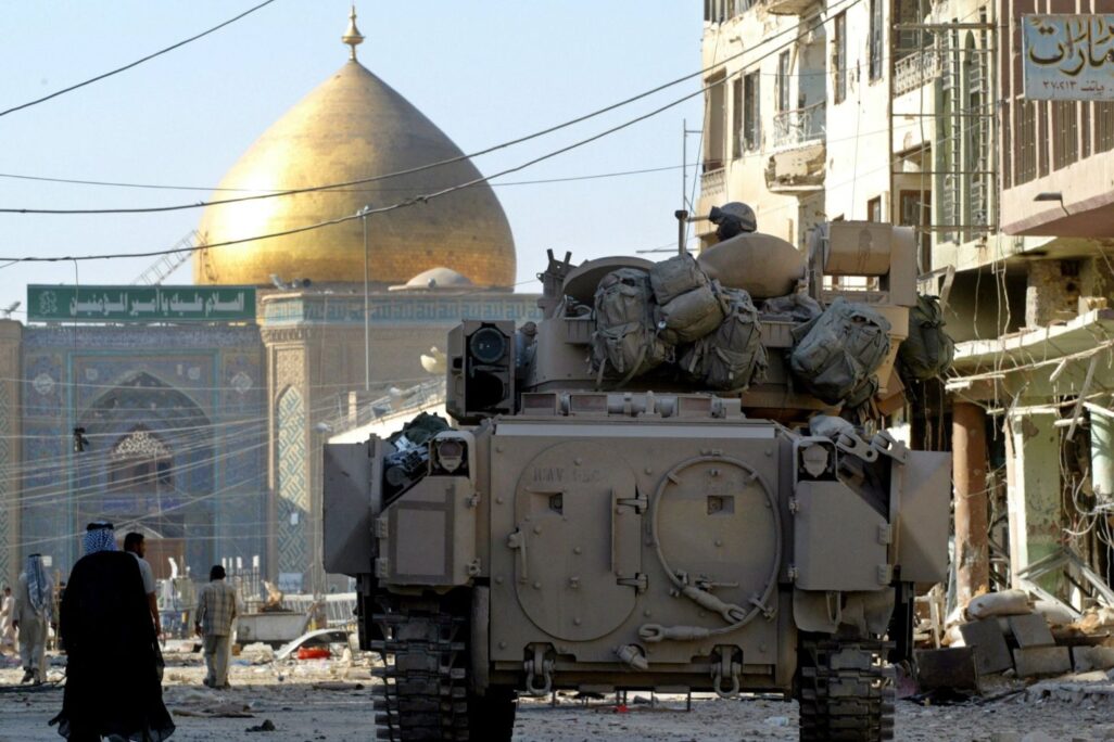 כוחות אמריקאיים בעירק, אוגוסט 2004 (צילום: REUTERS/Chris Helgren)