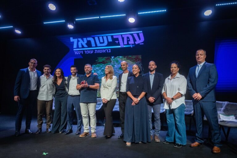 השקת מפלגת עמך ישראל בראשות עופר וינטר בירושלים (צילום: חיים גולדברג/פלאש 90)