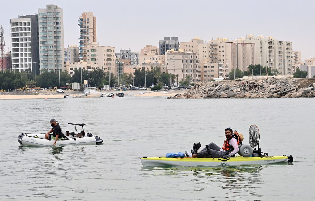סירות דיג סמוך לכוויית סיטי (צילום ארכיון: Asad/Xinhua via Getty Images)