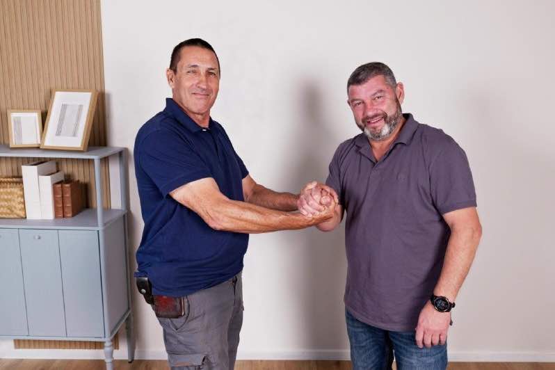 עופר וינטר ומשה הר ציון (צילום: מפלגת עמך ישראל) עופר וינטר ומשה הר ציון (צילום: מפלגת עמך ישראל)