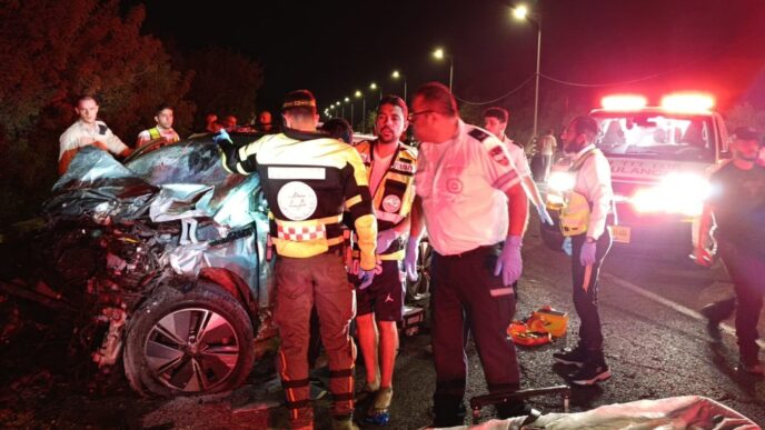 תאונת דרכים קטלנית באזור חיפה: גבר נהרג ואישה נפצעה בינוני