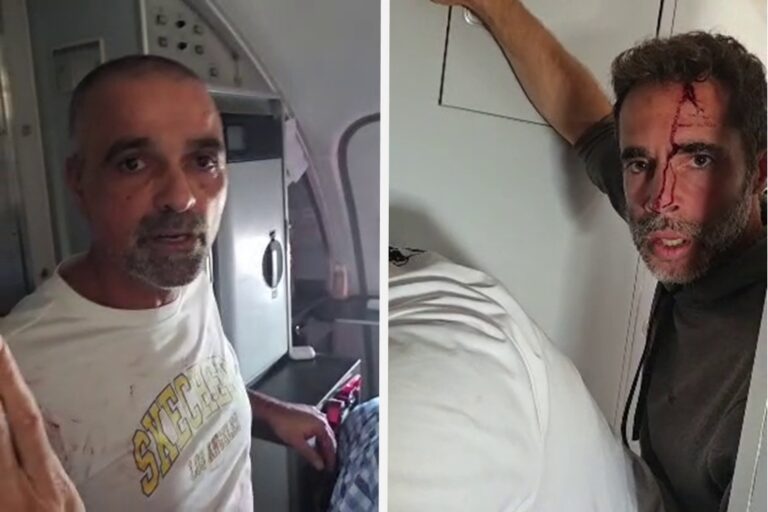 אסף רג'ואן (מימין) ויניב אוחיון, רגעים לאחר נטרול התוקף (צילום מסך)