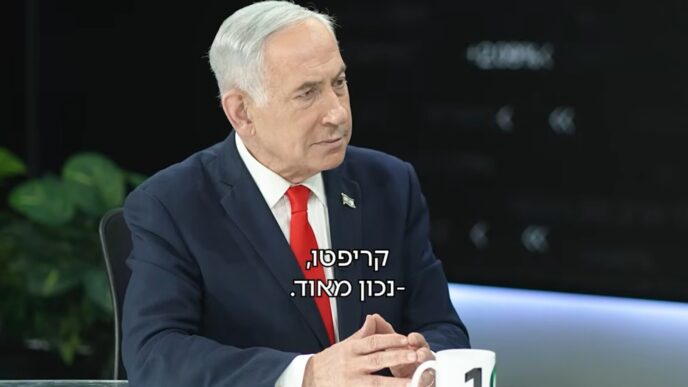נתניהו: "יכולות להיות סנקציות נגד ישראל, בלוקצ'יין הוא חלופה לעקוף אותן"
