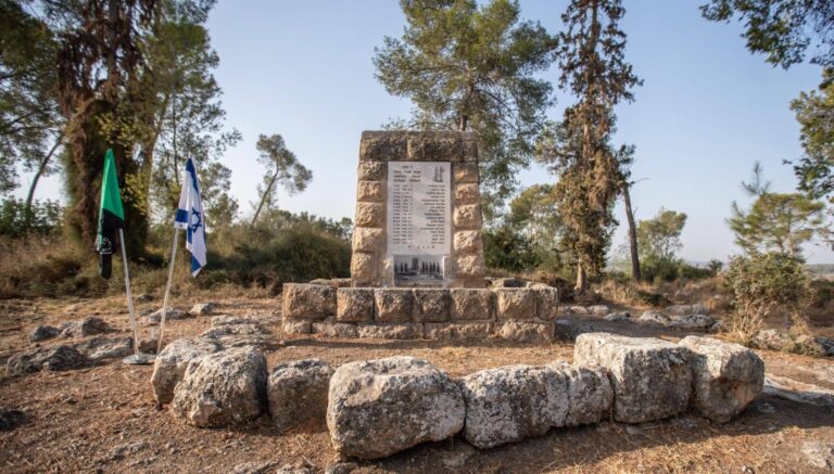 אנדרטת הראל אחרי השיפוץ (צילום: גיל טובול)