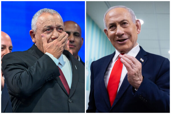 ראש הממשלה נתניהו ויו"ר מפלגת 'ישר' איזנקוט (צילומים: יונתן זינדל ואבשלום ששוני/פלאש90)