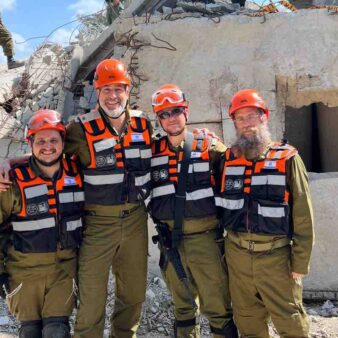 יחידת אנו"ח. משמאל: יוסף שאולוב (צילום: אלבום פרטי)