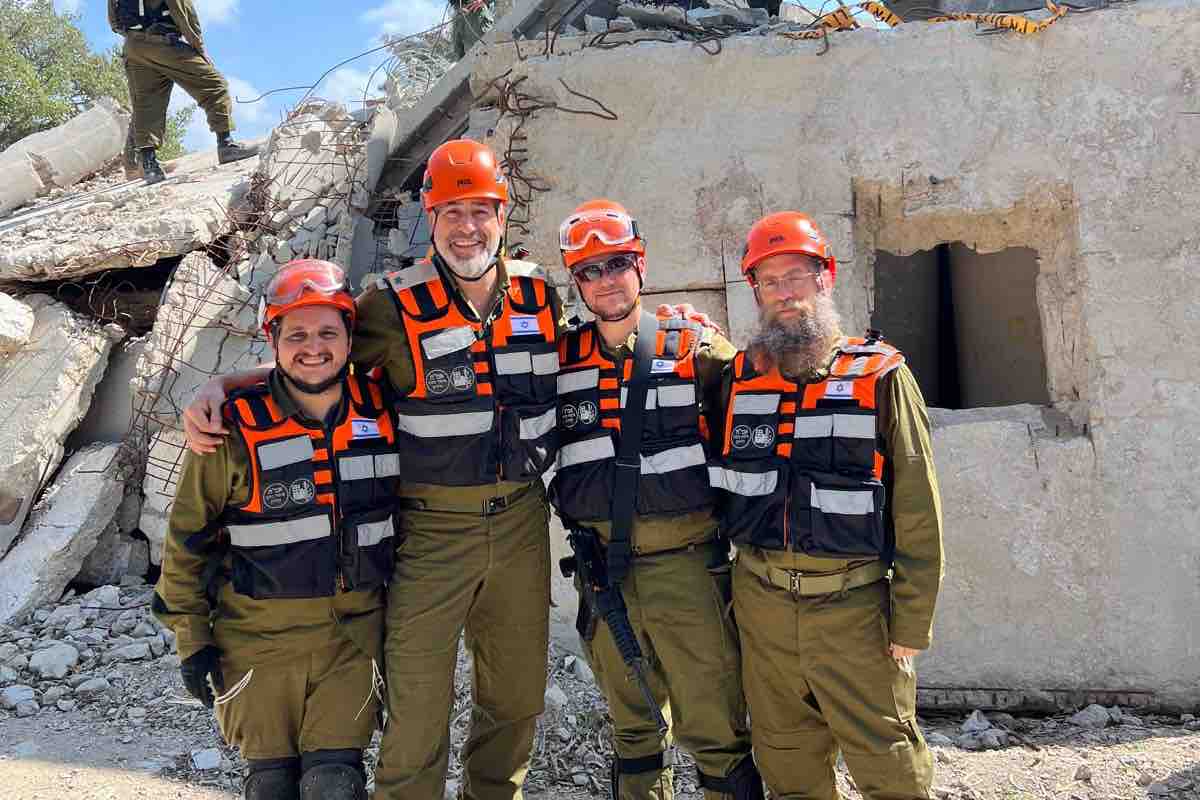 יחידת אנו"ח. משמאל: יוסף שאולוב (צילום: אלבום פרטי)