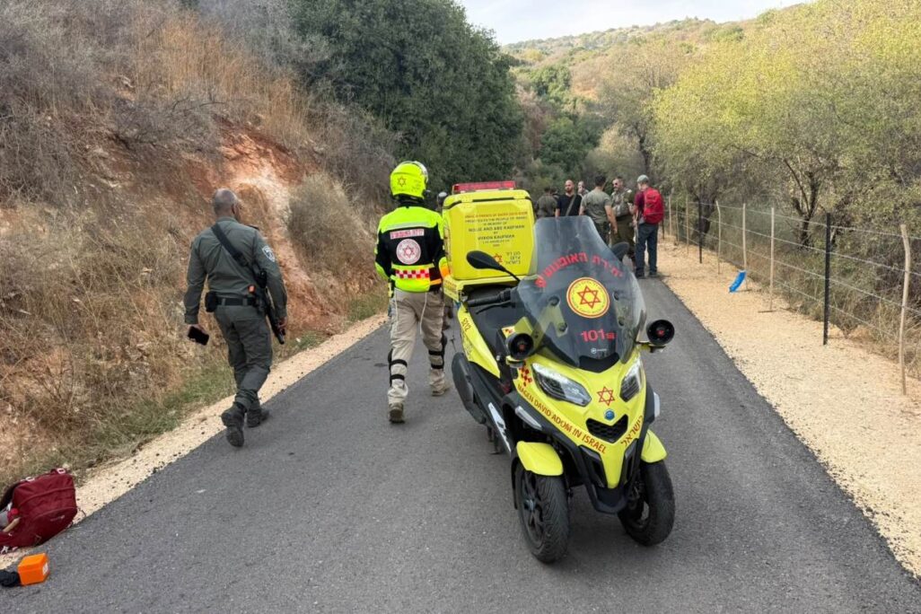 כוחות הצלה בזירת פיצוץ הנפל במצפה פאר בגליל העליון (צילום: תיעוד מבצעי מד"א) כוחות הצלה בזירת פיצוץ הנפל במצפה פאר בגליל העליון (צילום: תיעוד מבצעי מד"א)