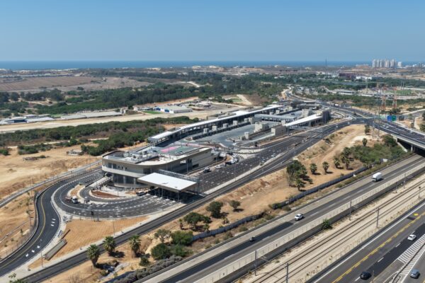 מתחם הנתיבים המהירים בראשו לציון (צילום: דוברות נתיבי איילון ודן נתיבים/ SKYPRO)