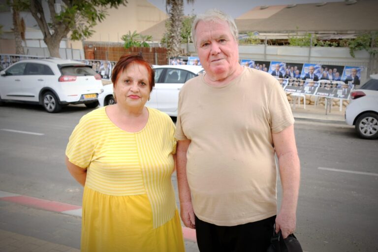 בוריס ולודמילה קזקוב (צילום: דוד טברסקי)