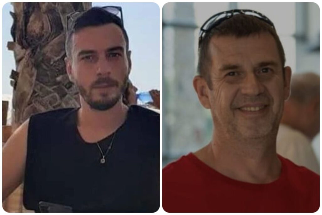 איליה צ'צ'ולין (מימין) ויקיר קוסשוילי, ההרוגים בפיצוץ במפעל אינטל בבאר שבע (צילום: רשתות חברתיות)