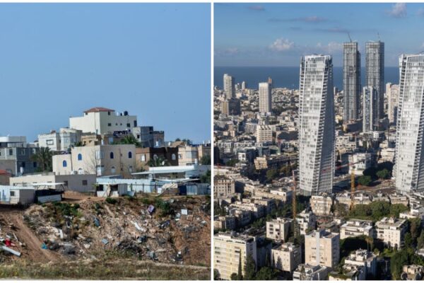 תל אביב ורהט (תמונות אילוסטרציה: פלאש90)