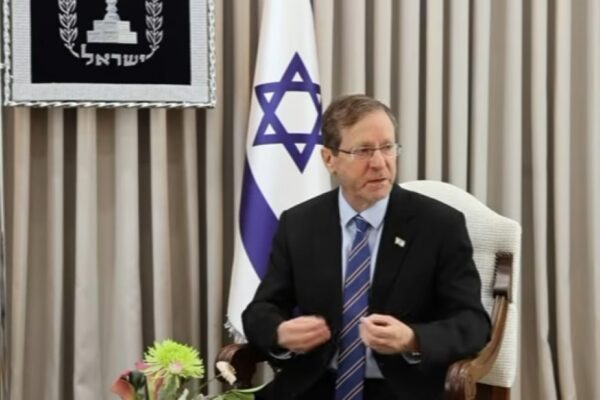 הנשיא הרצוג בהתייחסות ראשונה לתוצאות הבחירות (צילום מסך)